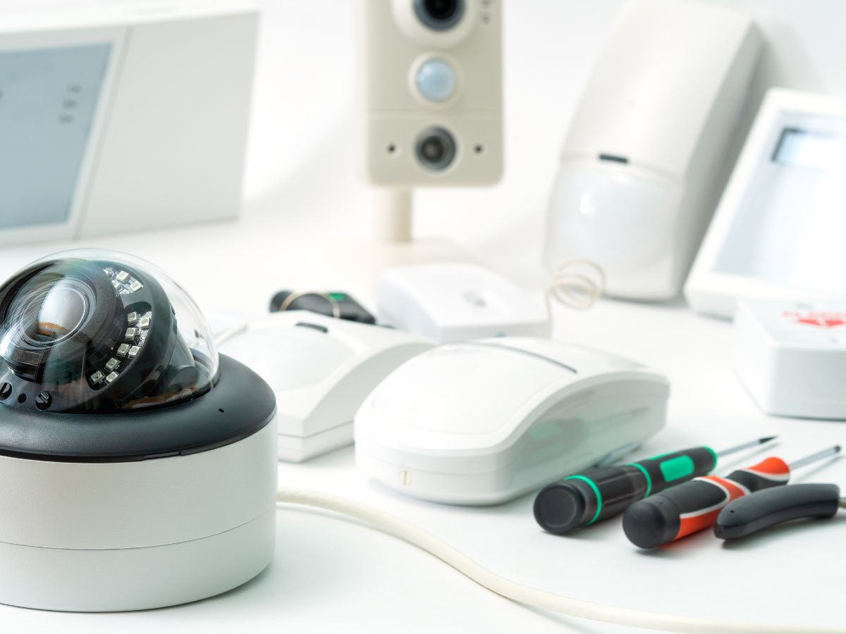 Système d’alarme installé dans une habitation moderne